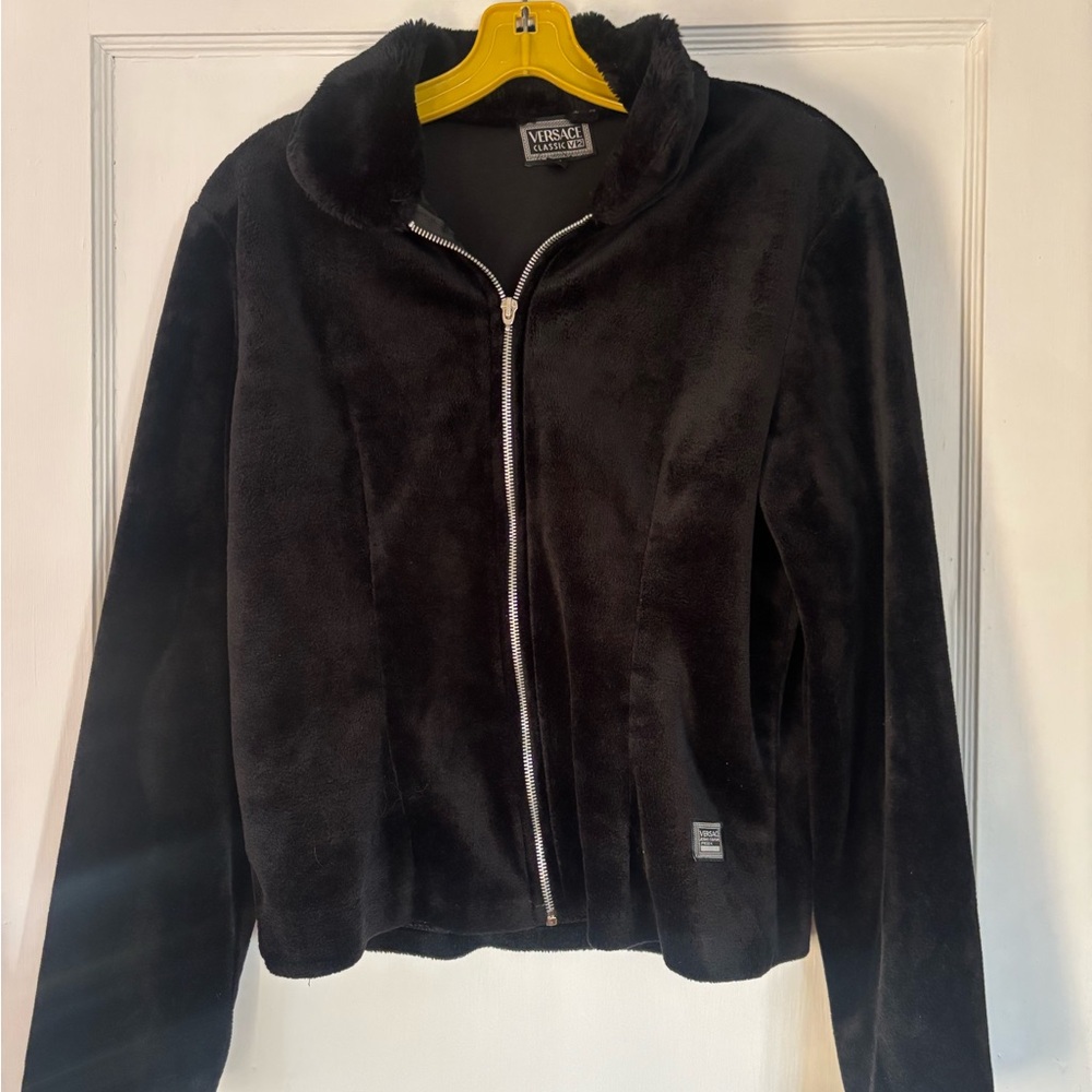Versace Black Teddy Jacket